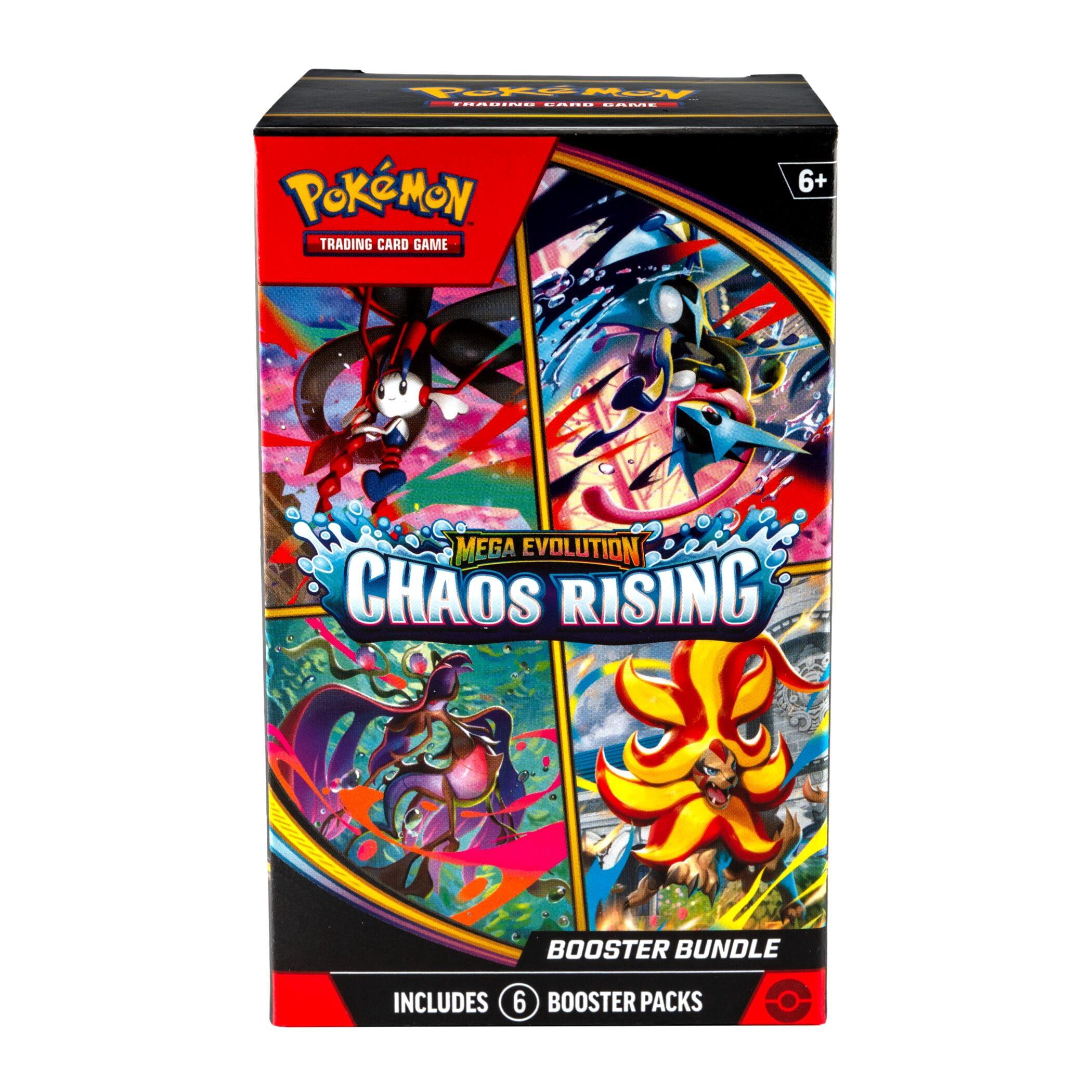 Pokémon TCG Mega Evolution Chaos Rising Booster Bundle factory sealed with six booster packs