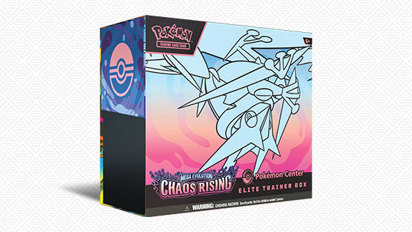 Pokémon TCG Mega Evolution Chaos Rising Pokémon Center Elite Trainer Box Factory Sealed