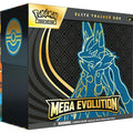 Pokémon TCG Mega Evolution Lucario Elite Trainer Box factory sealed with booster packs and premium accessories